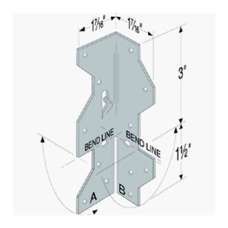 Simpson Strong-Tie G185 3x5 FramAngle ZMax A35Z